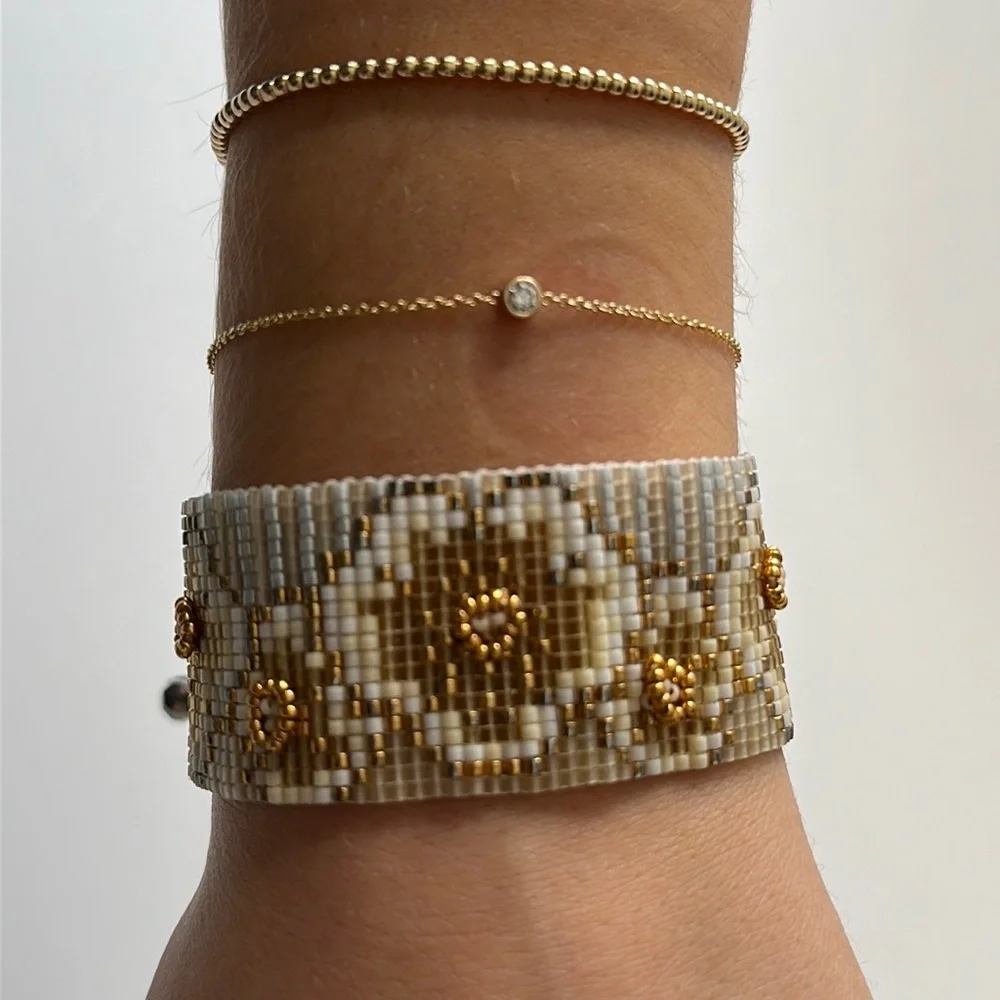 Mishky Beaded Floral Bracelet